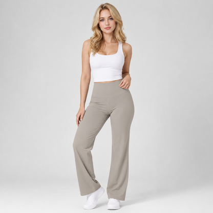 Luminouswand Women's High-Waisted Flare Yoga Pants - Bootcut Athleisure with Stretch