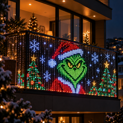 Smart LED Balcony Christmas Lights