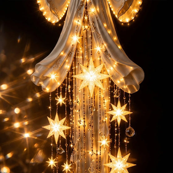 Cascading starfall lights