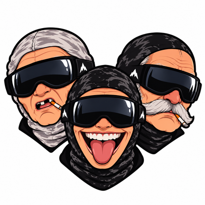 Funny Knit Ski Mask — Gag Balaclava