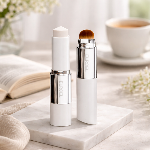 ELROEL Blanc V-Stick: 2-in-1 Color-Changing & Collagen Glow Foundation