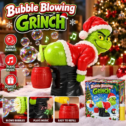 Farting Christmas Grump – Musical Bubble Blower