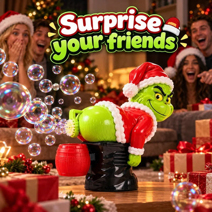 Farting Christmas Grump – Musical Bubble Blower