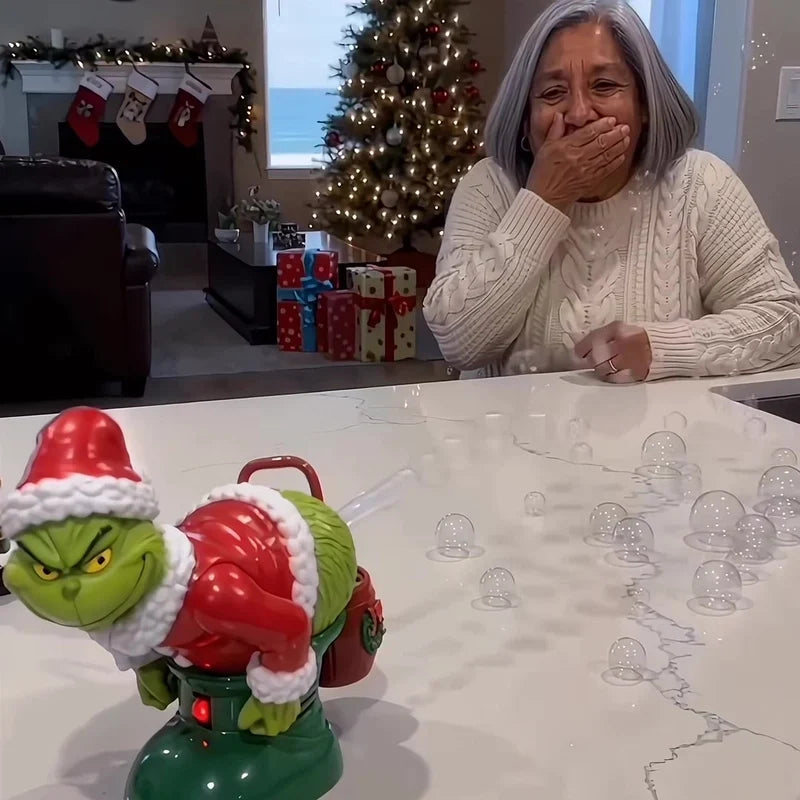 Social post: grandma reacting to Christmas Grump