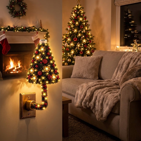 Glowing decorative tree